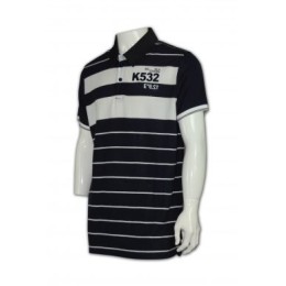 FA044 stripe polo shirts tailor made black white polo shirts dressing polo shirt supplier company FA044 stripe polo shirts tailor made black white polo shirts dressing polo shirt supplier company